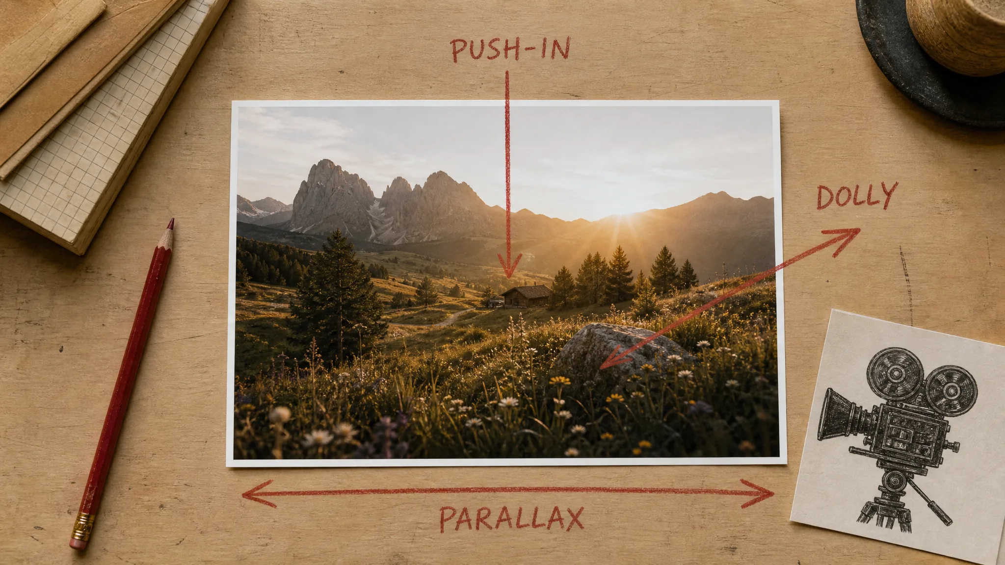 Cinematic Camera Moves from a Single Still Photo