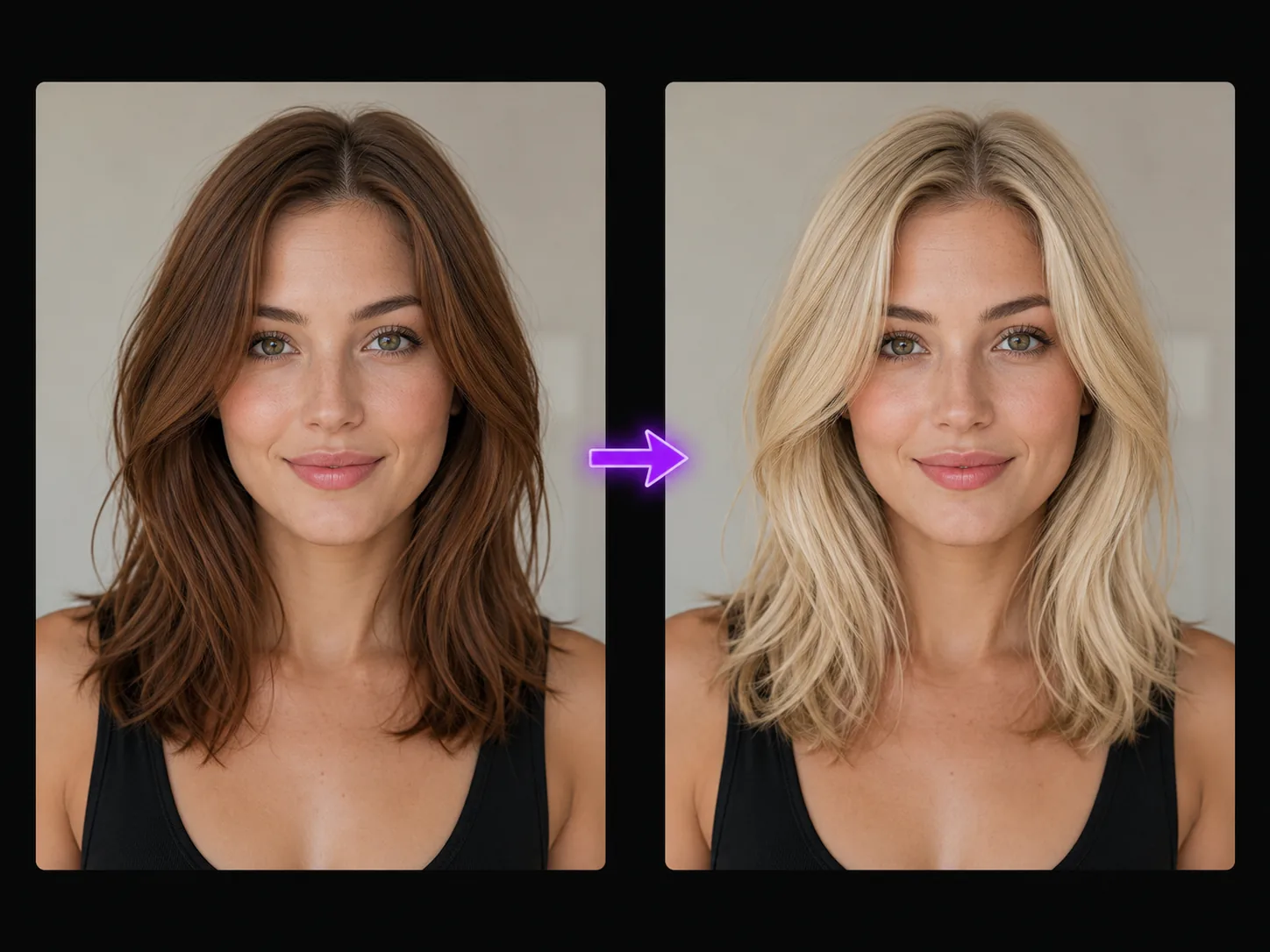 Swap Hair, Makeup, and Fashion Colors