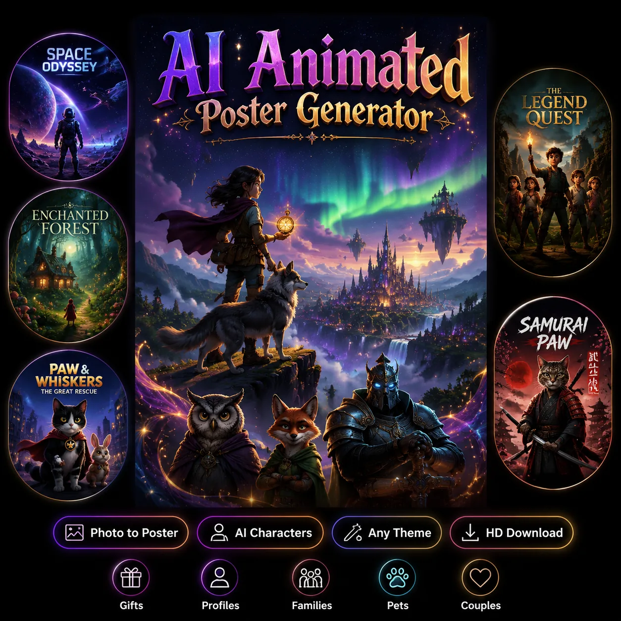 AI Disney Poster