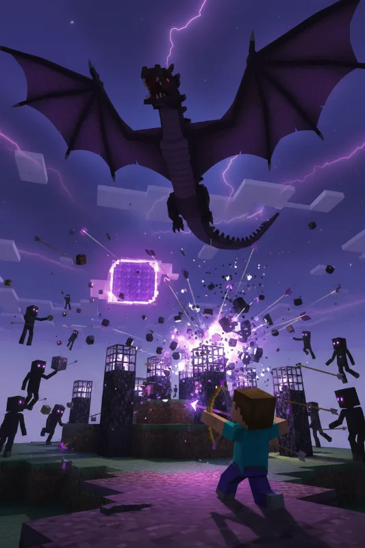 Complete Scene Minecraft Skin Conversion