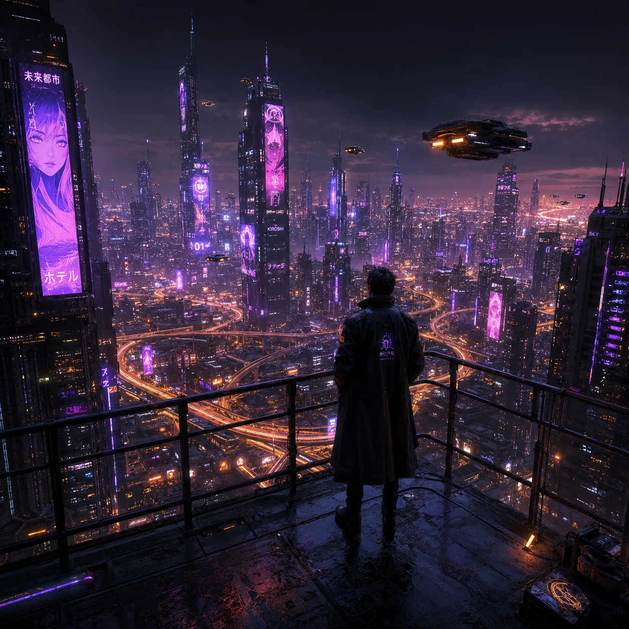 Cyberpunk Wallpaper Generator