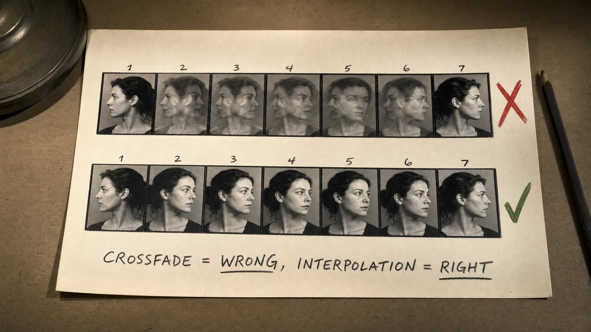 Real Keyframe-Controlled Video Generation, Not Just Crossfade