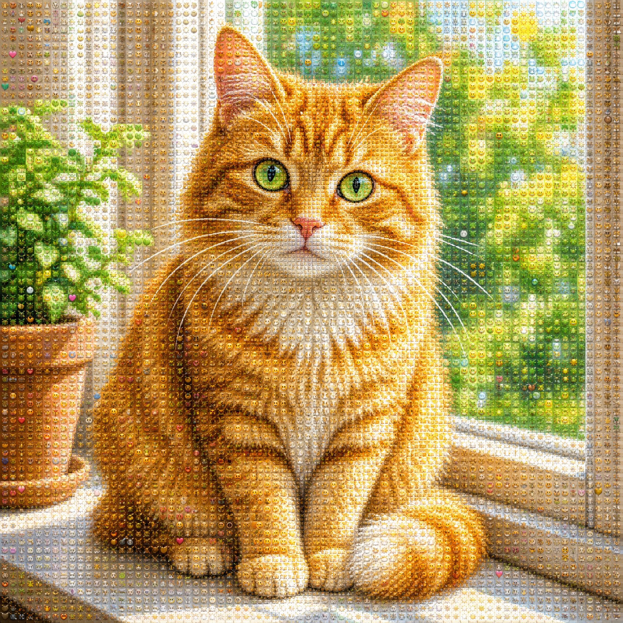 Multiple AI Models for Different Emoji Mosaic Photo Styles
