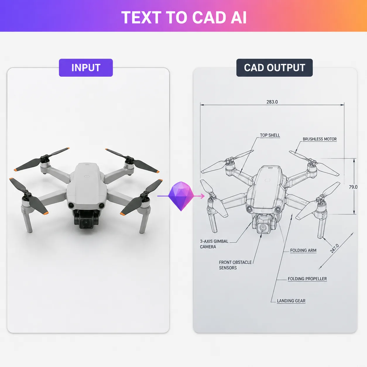 Text to CAD AI