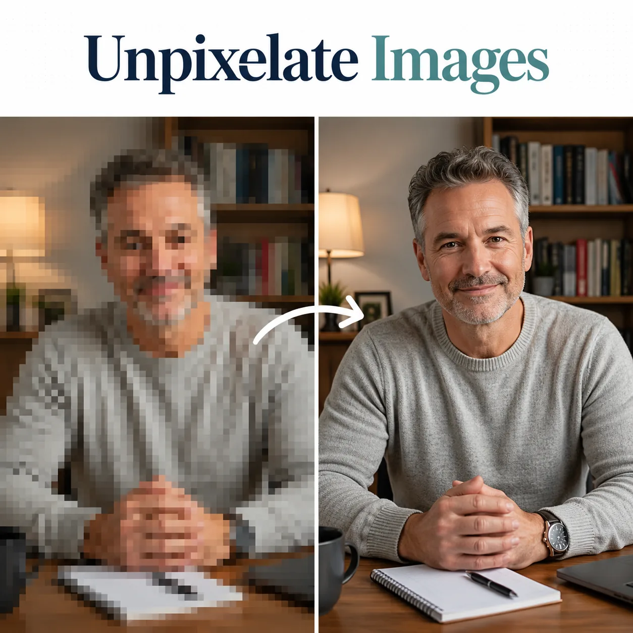 Unpixelate Images